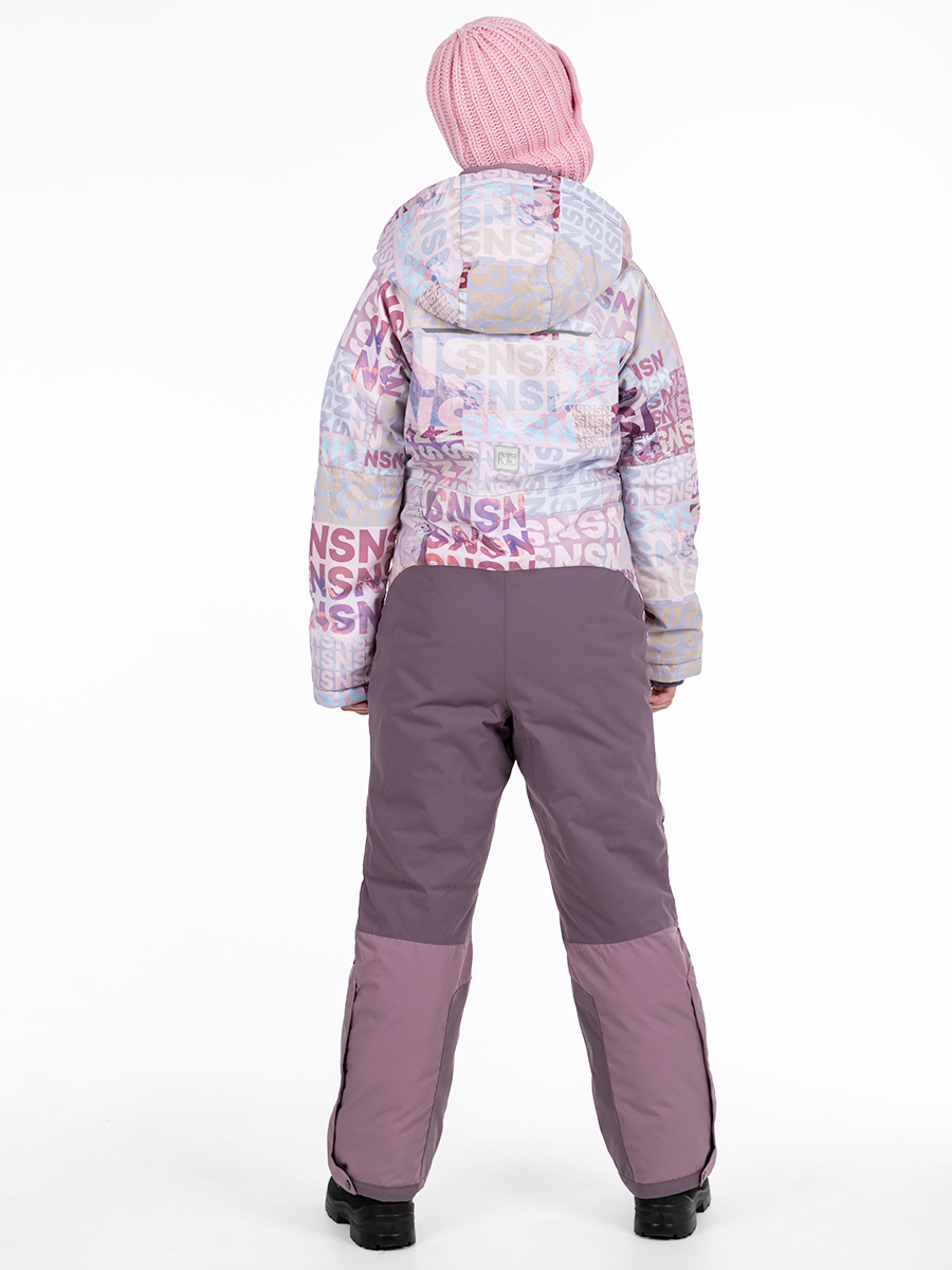 картинка Комбинезон зимний для девочки NIKASTYLE 8з2824 з24 Бежевый орхидея от магазина детских товаров ALiSa