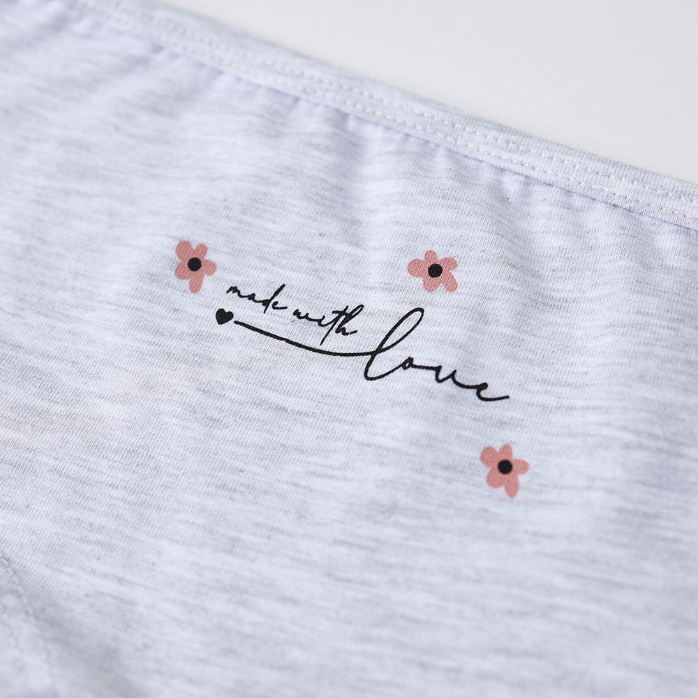 картинка Трусы шортики для девочки DR 5400-991 Серый от магазина детских товаров ALiSa