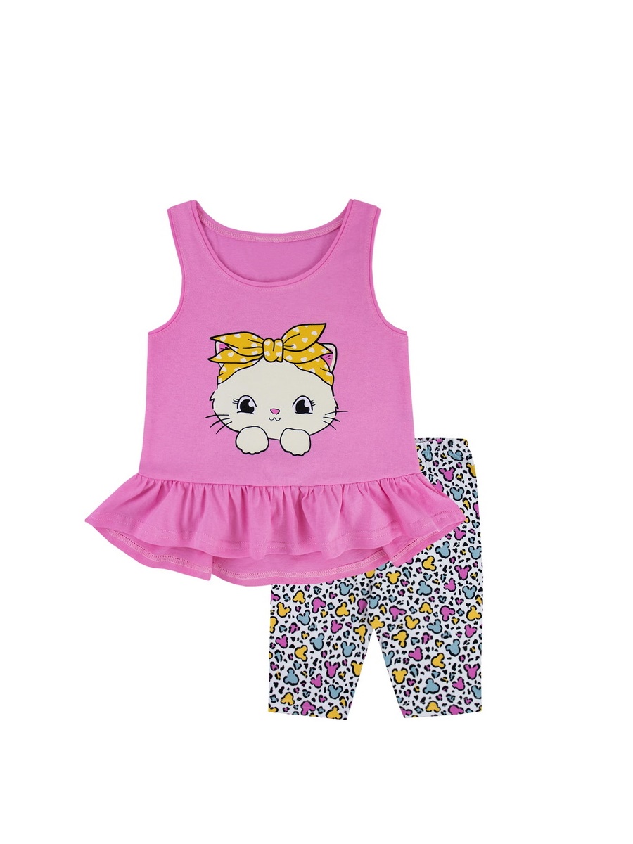 картинка Комплект для девочки YLA 7072100103 Розовый леопард от магазина детских товаров ALiSa