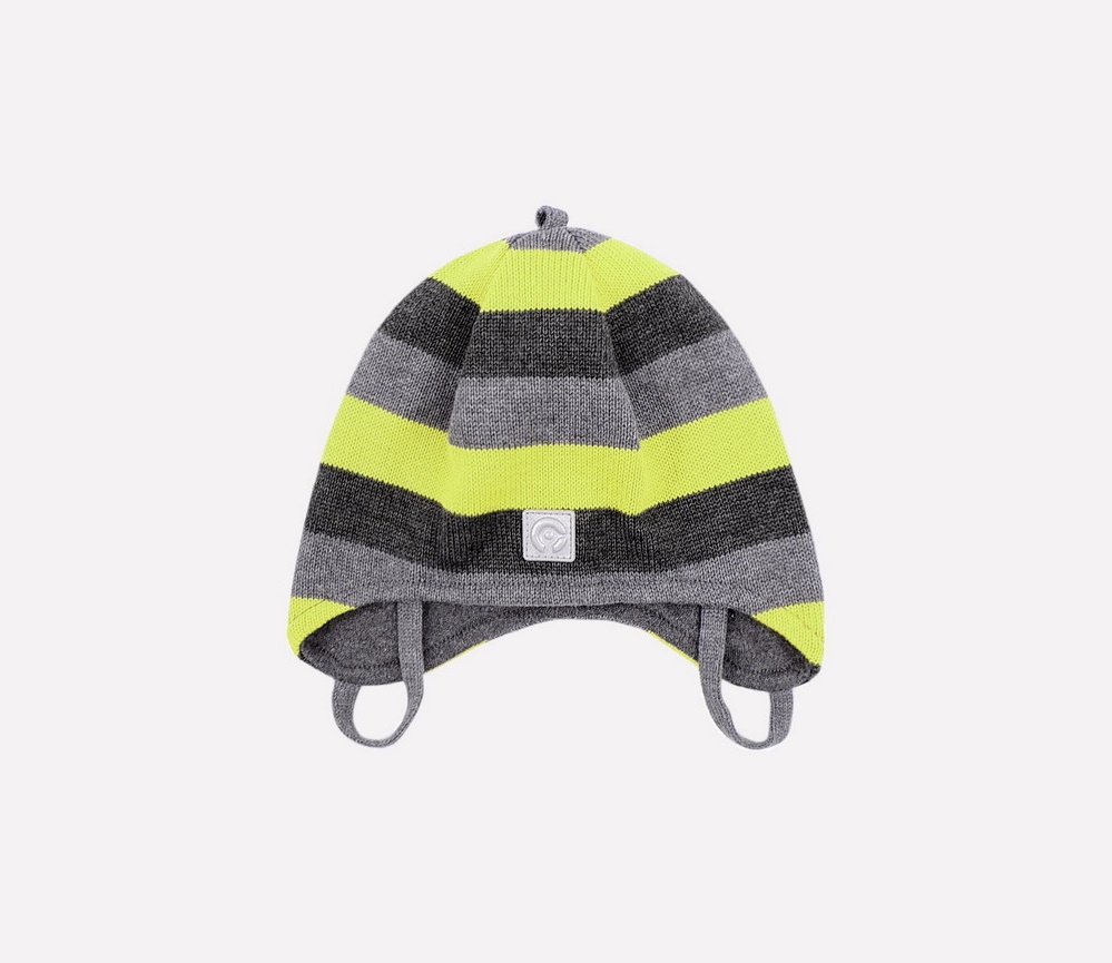картинка Шапка для мальчика Crockid КВ 20201 киви, серый от магазина детских товаров ALiSa