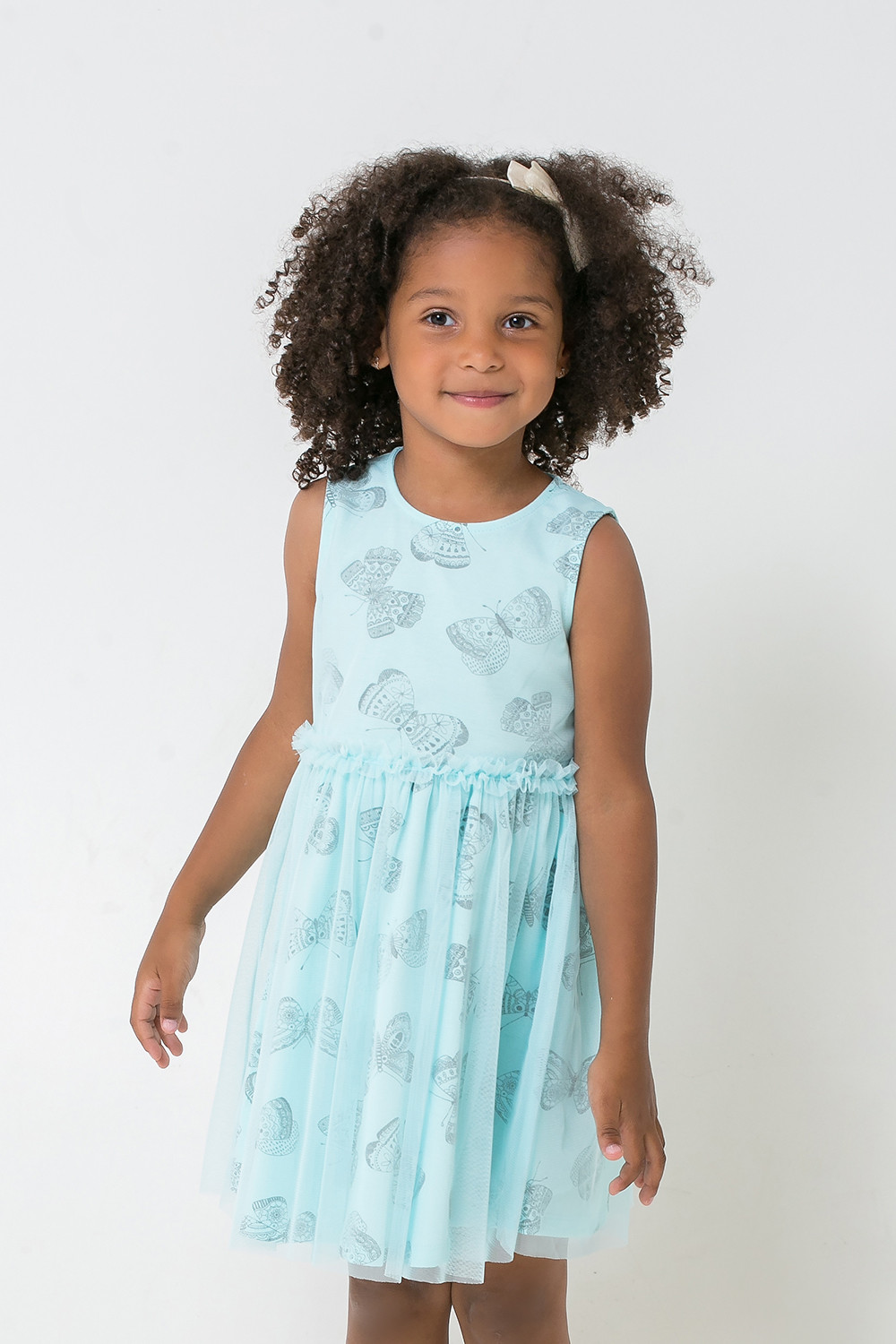 картинка Платье для девочки Crockid К 5658 минт, бабочки от магазина детских товаров ALiSa