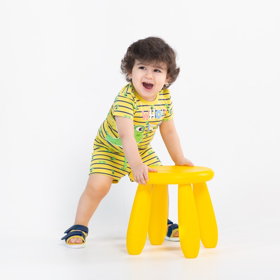 картинка Шорты для мальчика CSNB 70055-30-279 Желтый от магазина детских товаров ALiSa