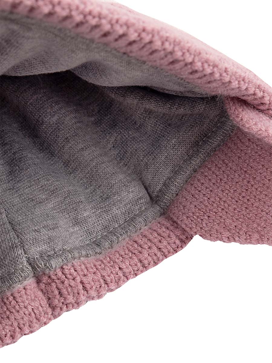 картинка Комплект шапка манишка для девочки NIKASTYLE 12з16024 Пудра от магазина детских товаров ALiSa