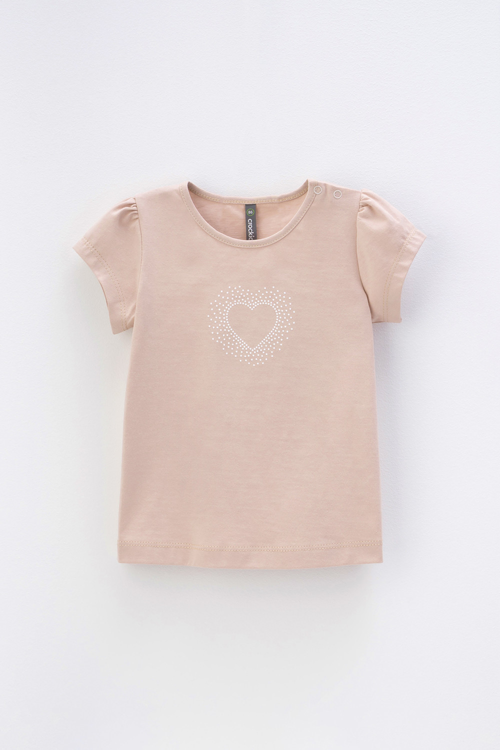 картинка Футболка для девочки Crockid КР 302219 бежевый к419 от магазина детских товаров ALiSa