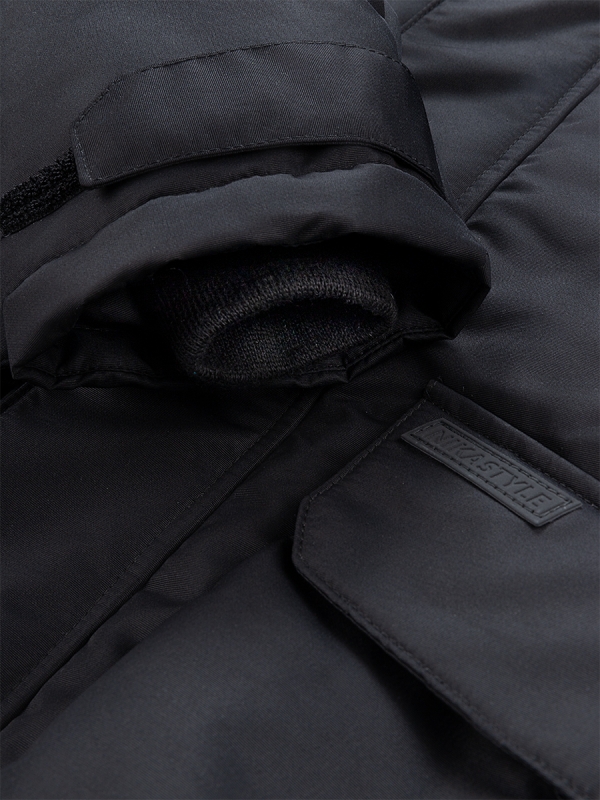 картинка Куртка зимняя для мальчика NIKASTYLE 4з4124 Черный от магазина детских товаров ALiSa