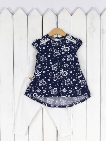 картинка Комплект для девочки Baby Boom КД53/4-К Кантри бабочки от магазина детских товаров ALiSa