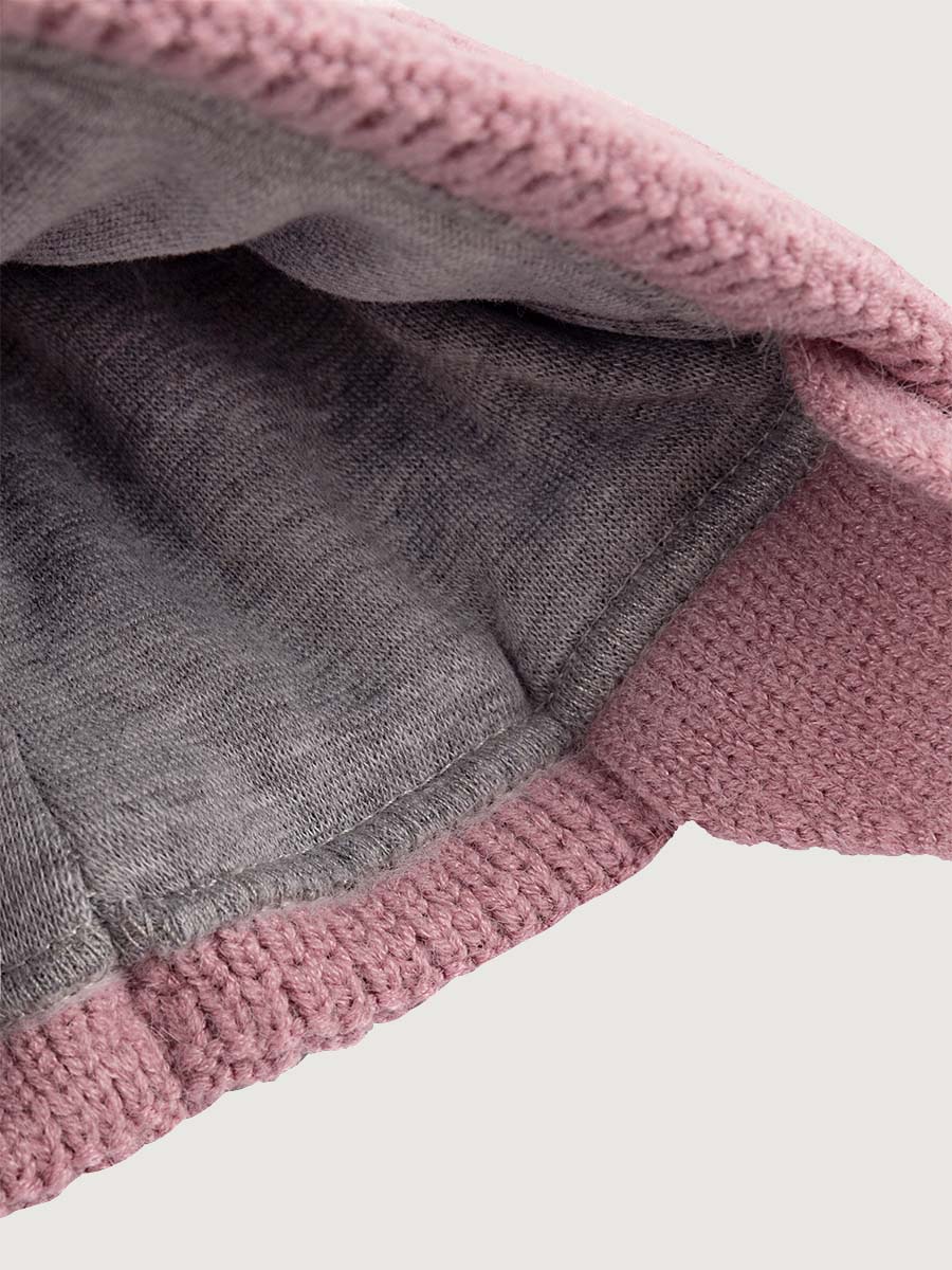 картинка Комплект шапка манишка для девочки NIKASTYLE 12з16025 Пудра от магазина детских товаров ALiSa