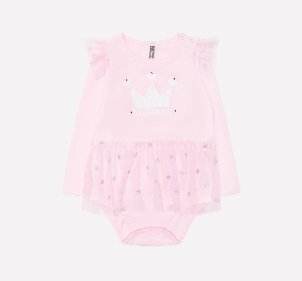 картинка Полукомбинезон для девочки Crockid КР 6299 розовое облако к233 от магазина детских товаров ALiSa
