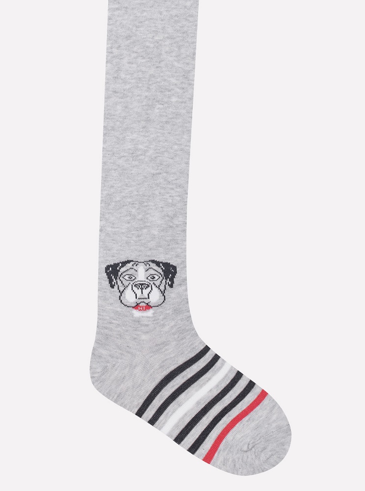 картинка Колготки детские Crockid К 9124 серо-голубой меланж от магазина детских товаров ALiSa