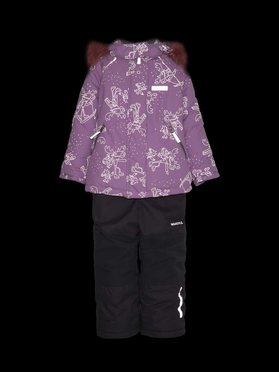 картинка Комплект для девочки NIKASTYLE 7з0825 Лаванда Инжир от магазина детских товаров ALiSa