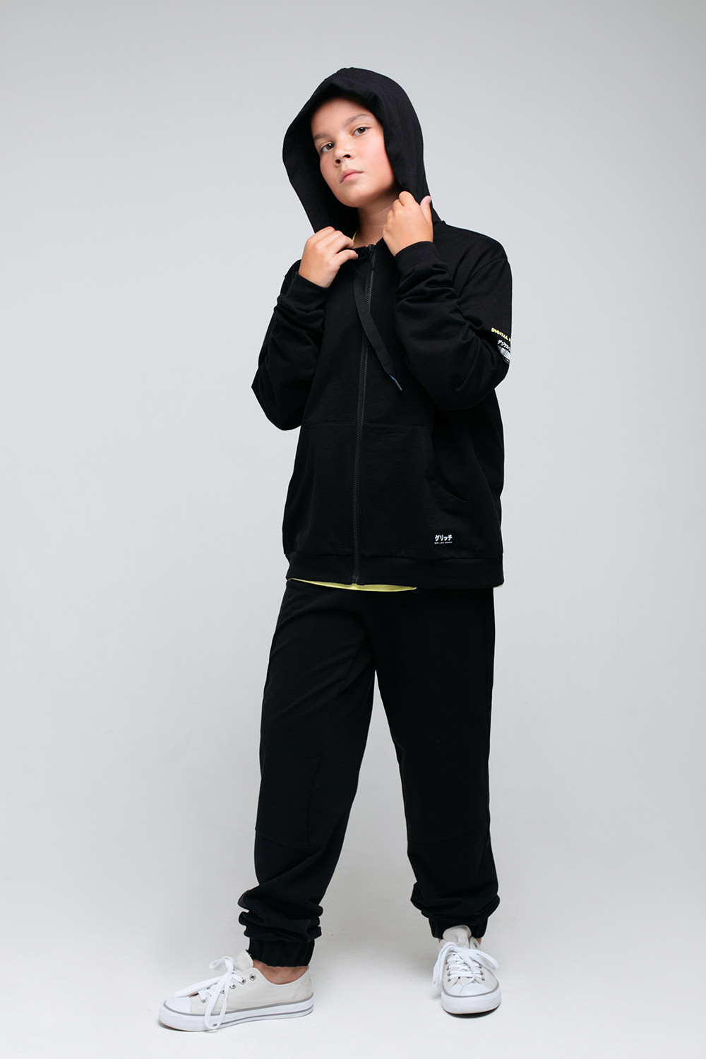 картинка Брюки для мальчика КБ 400401 черный к66 от магазина детских товаров ALiSa