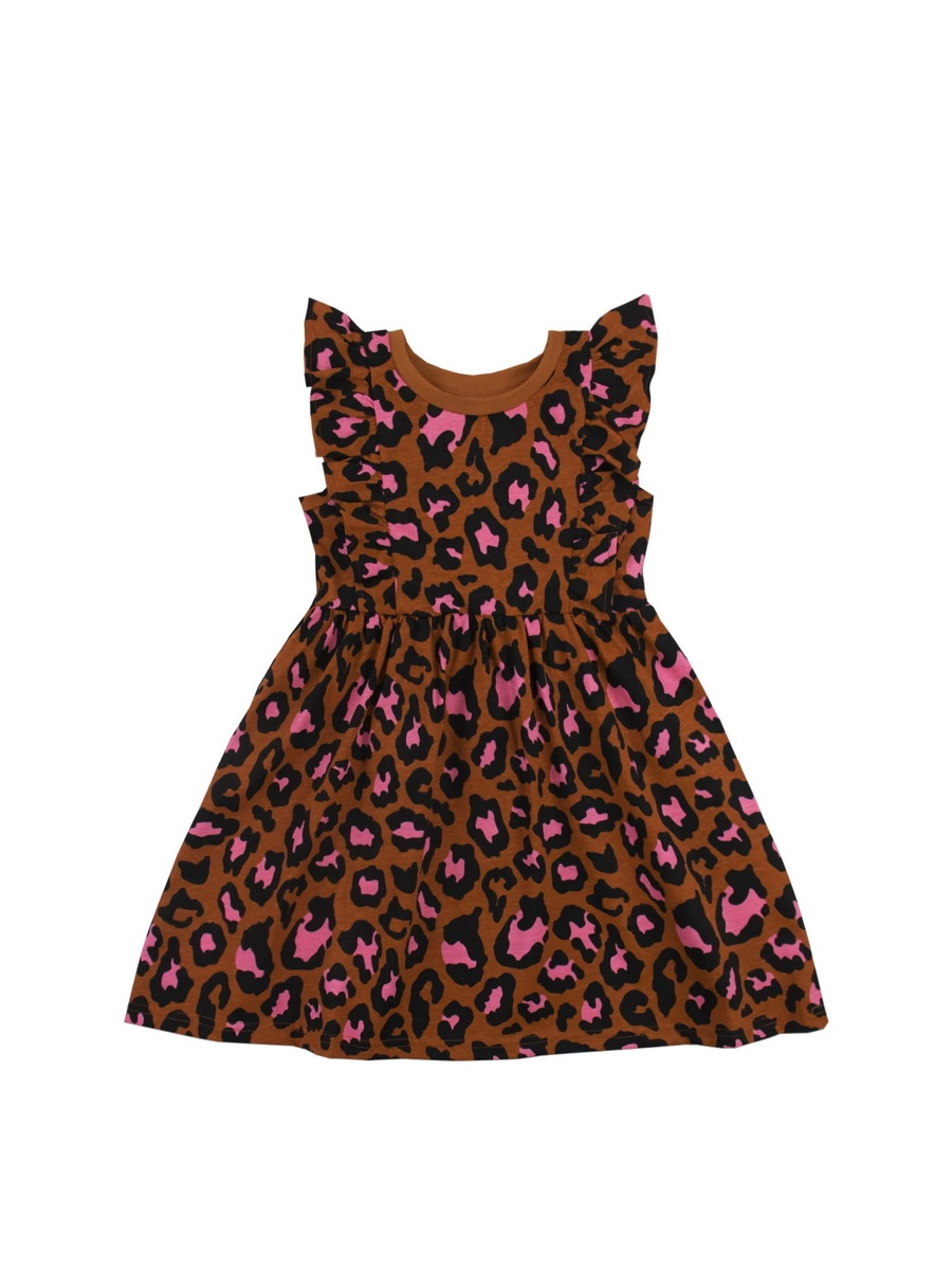 картинка Платье для девочки Youlala 1722100902 Коричневый от магазина детских товаров ALiSa