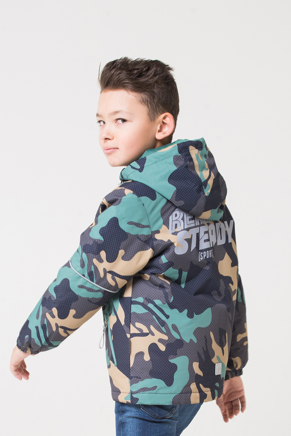 картинка Куртка демисезонная утепленная для мальчика Crockid ВК 30073/н/1 ГР от магазина детских товаров ALiSa