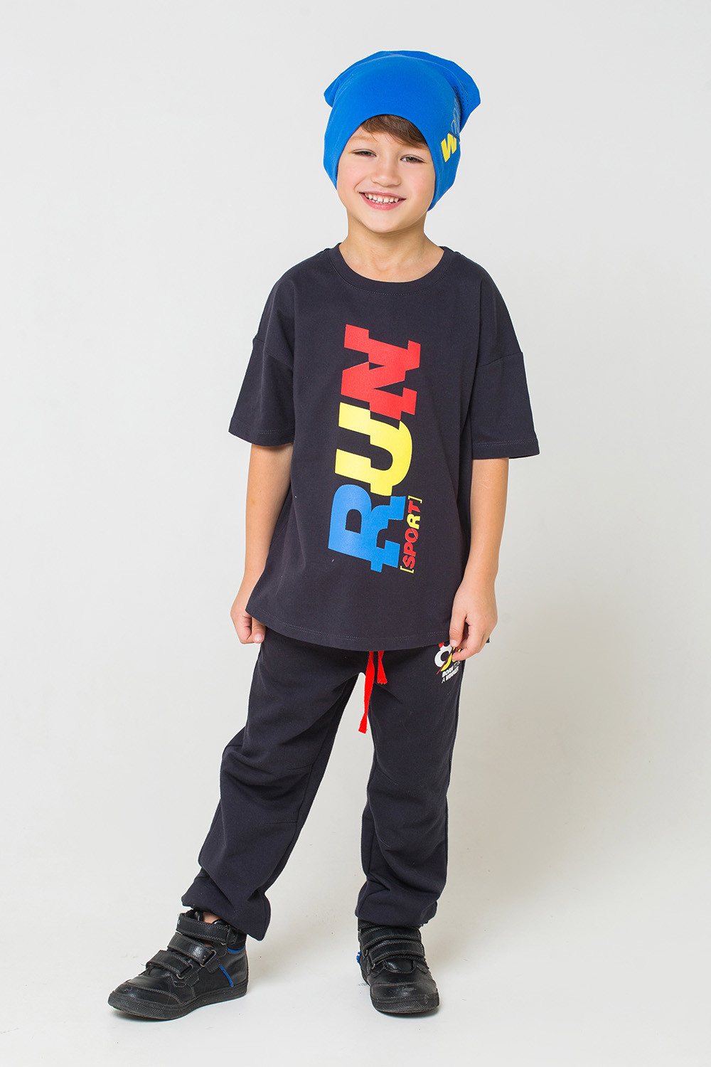 картинка Брюки для мальчика Crockid К 4723 темный графит к1237 от магазина детских товаров ALiSa