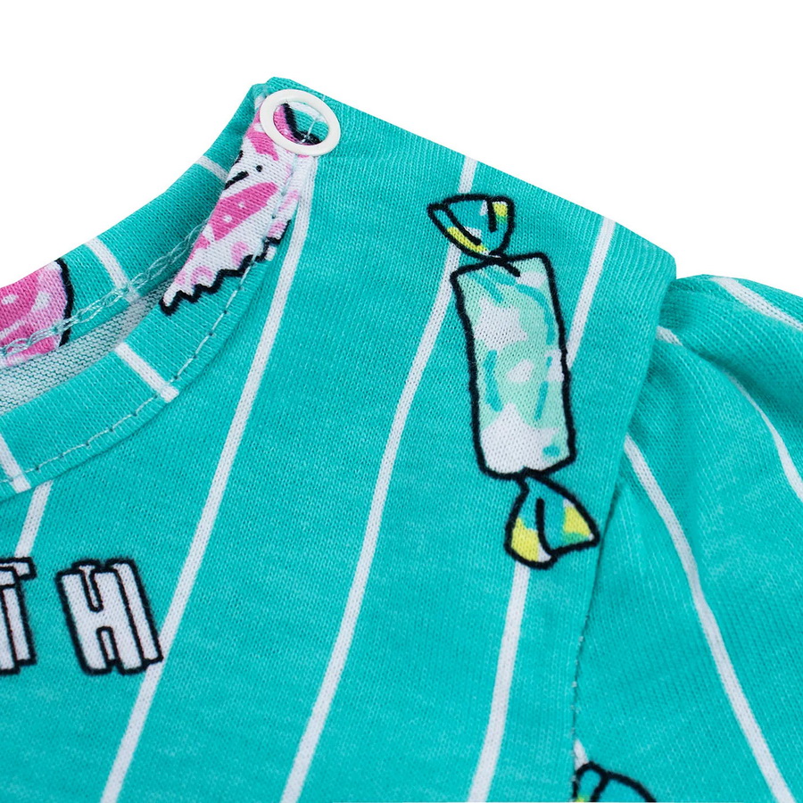 картинка Футболка для девочки Youlala 0967101907 Бирюзовый от магазина детских товаров ALiSa