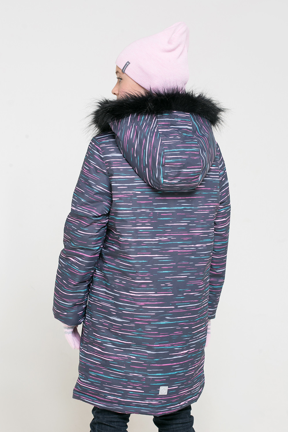 картинка Пальто зимнее для девочки Crockid ВК 38048/н/1 ГР от магазина детских товаров ALiSa