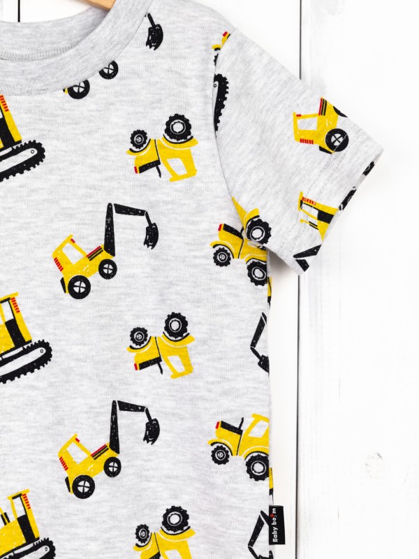 картинка Пижама для мальчика Baby Boom КС17/1-И Техника на кармеланже от магазина детских товаров ALiSa