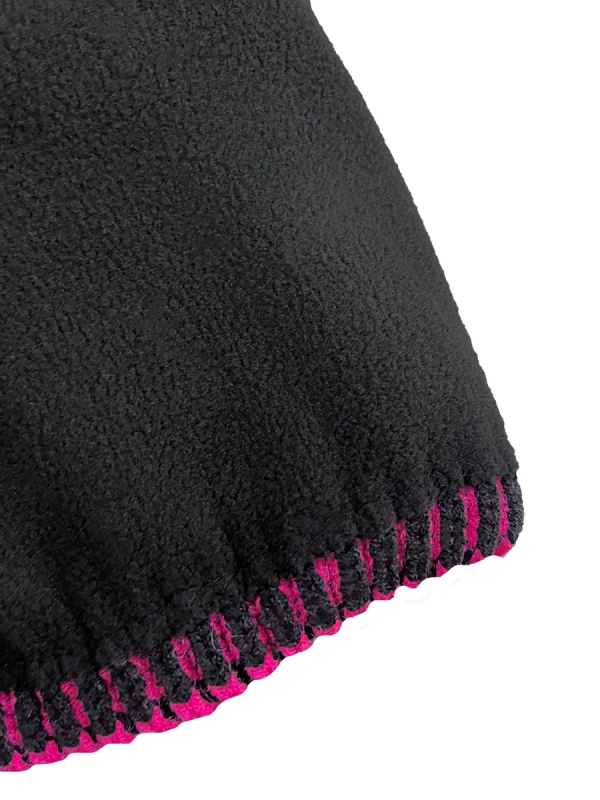 картинка Комплект шапка снуд для девочки NIKASTYLE 12з16624 Черный фуксия от магазина детских товаров ALiSa