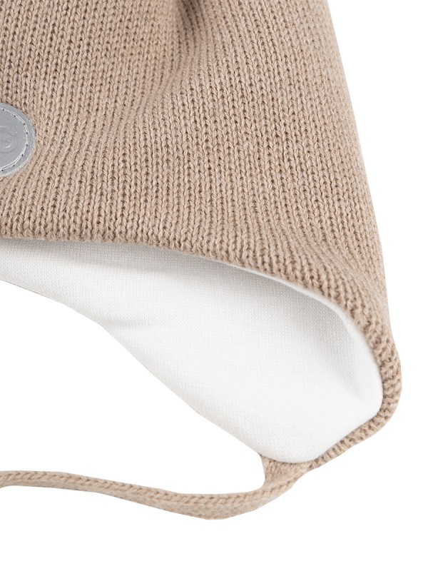 картинка Шапка утепленная для девочки NIKASTYLE 11з15424 Беж от магазина детских товаров ALiSa