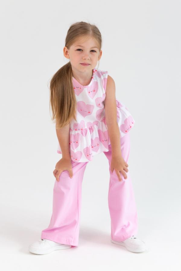 картинка Комплект для девочки Baby Boom КД560/1-К Сердечки + розовый от магазина детских товаров ALiSa