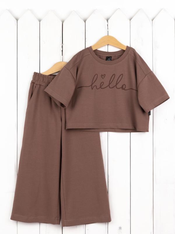 картинка Комплект для девочки Baby Boom КД539/7-К Мокко от магазина детских товаров ALiSa