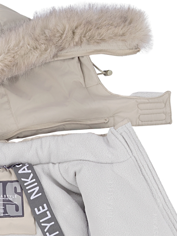 картинка Комплект зимний для девочки NIKASTYLE 7з7024 Беж от магазина детских товаров ALiSa