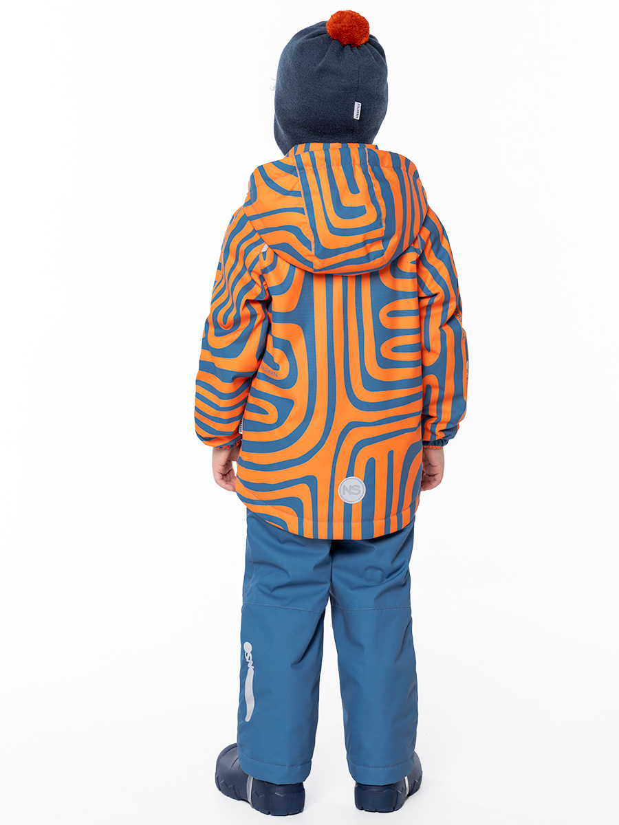 картинка Комплект утепленный для мальчика NIKASTYLE 7м1124 апельсин джинс от магазина детских товаров ALiSa