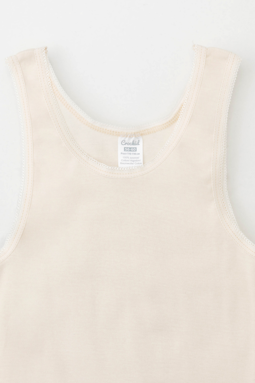 картинка Майка для девочки Crockid К 1186 айвори от магазина детских товаров ALiSa