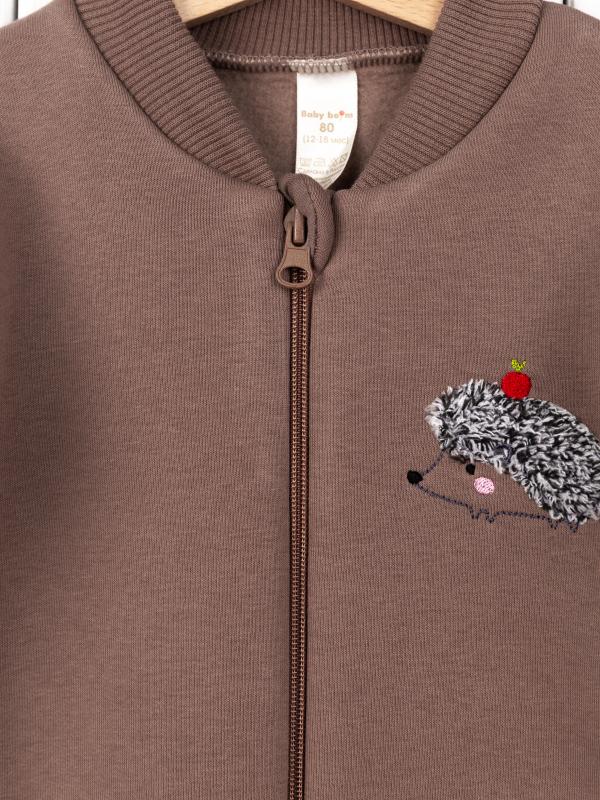 картинка Комбинезон на манжете Baby Boom К381/3-Ф Ёжик тауп-грей от магазина детских товаров ALiSa