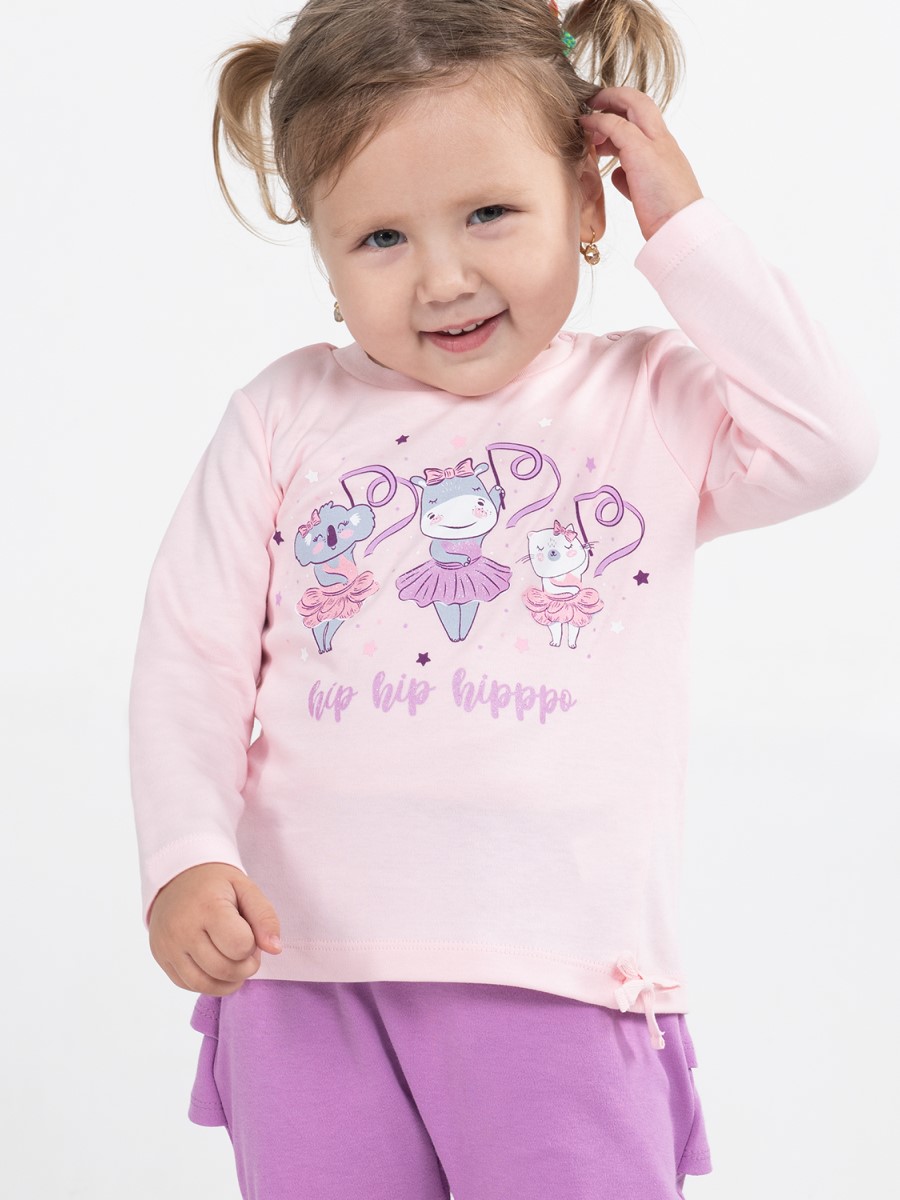 картинка Джемпер для девочки Сherubino CWNG 62803-27-281 Светло-розовый от магазина детских товаров ALiSa