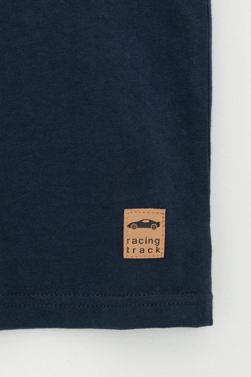 картинка Футболка для мальчика Crockid КР 302172 индиго к406 от магазина детских товаров ALiSa