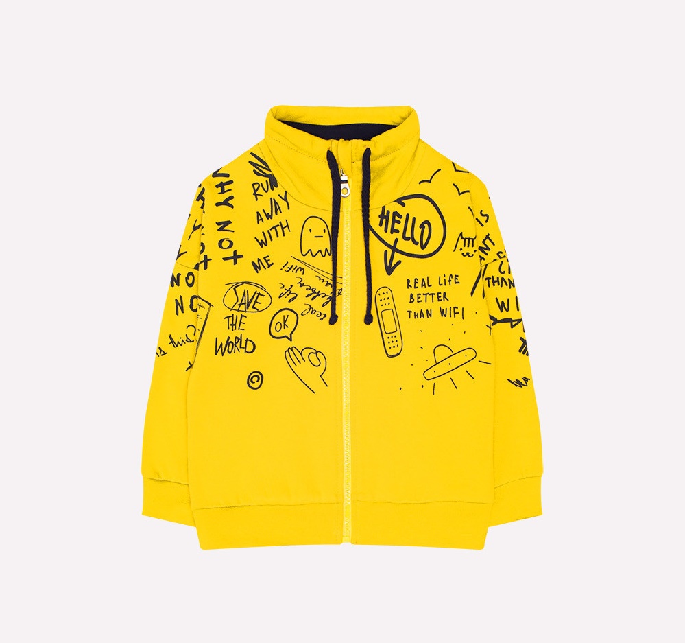 картинка Куртка для мальчика Crockid КР 300779 светло-горчичный к226 от магазина детских товаров ALiSa