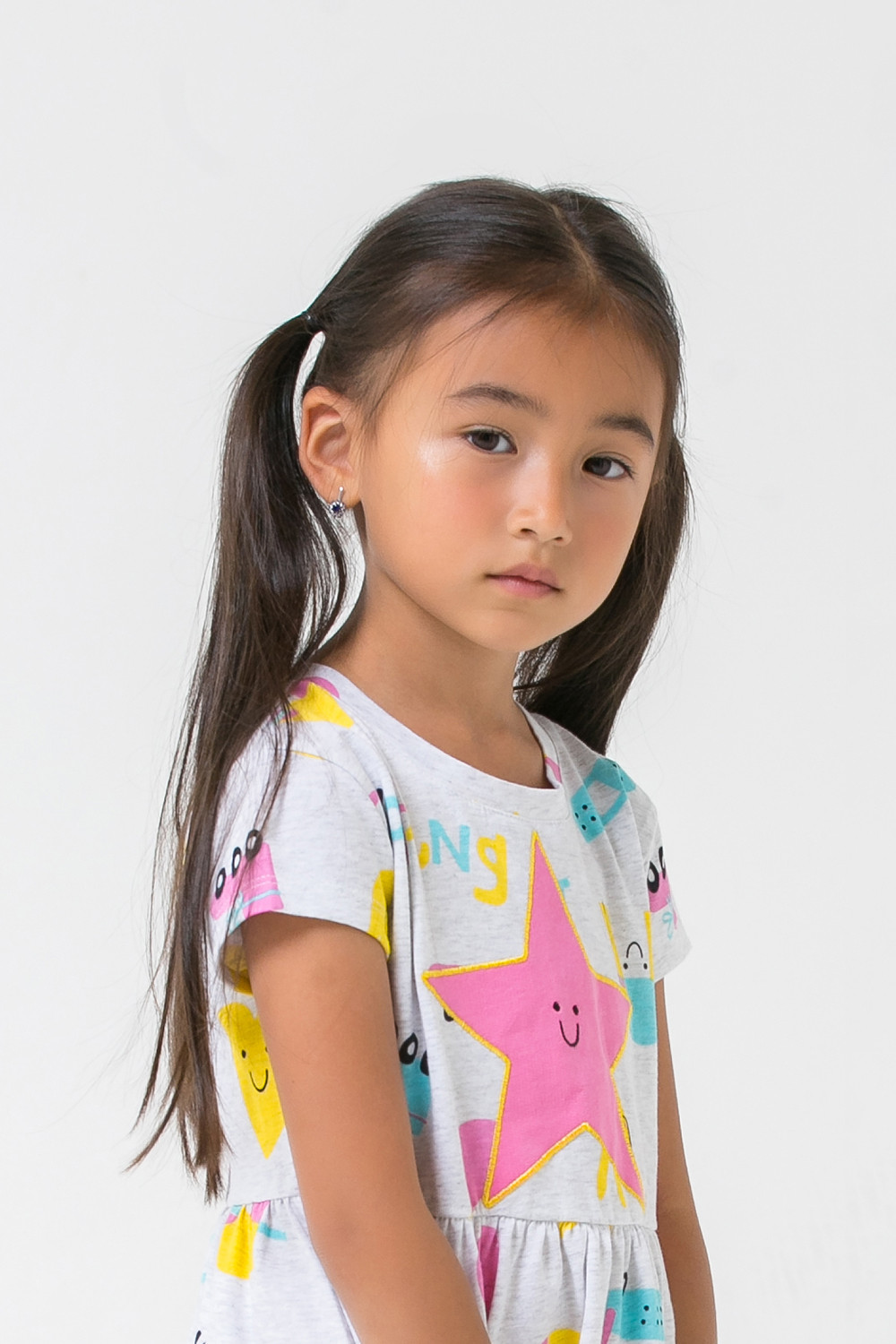 картинка Платье для девочки Crockid К 5687 светло-серый меланж, парк развлечений к1258 от магазина детских товаров ALiSa