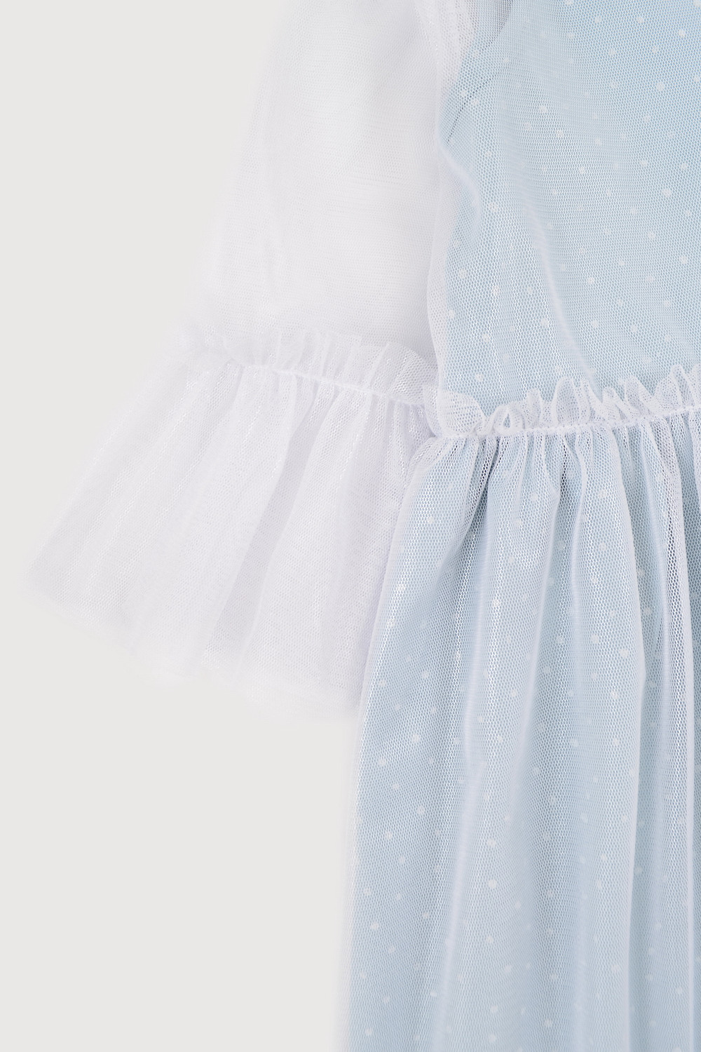 картинка Платье для девочки Crockid КР 5721 голубой, горошки к311 от магазина детских товаров ALiSa