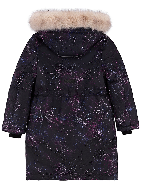 картинка Пальто зимнее для девочки NIKASTYLE 6з1824 Черный фуксия от магазина детских товаров ALiSa