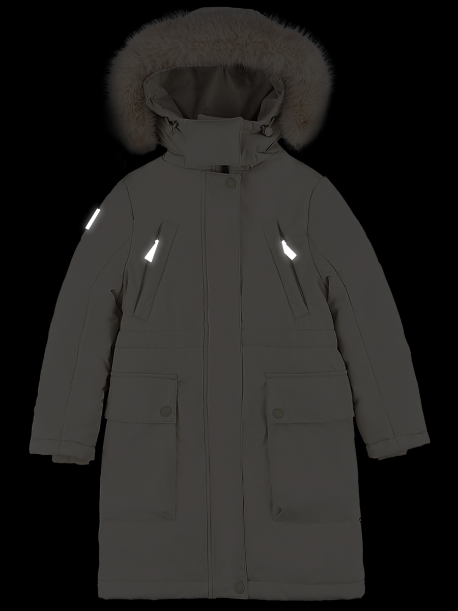 картинка Парка зимняя для девочки NIKASTYLE 5з4024 Беж от магазина детских товаров ALiSa