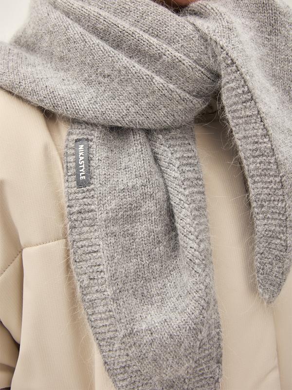 картинка Шарф косынка для девочки NIKASTYLE 17з16625 Серый от магазина детских товаров ALiSa