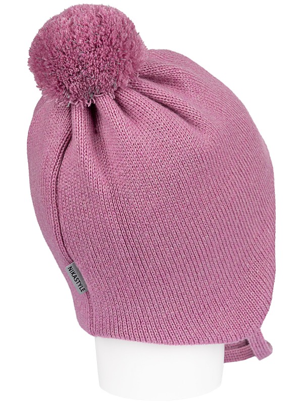 картинка Шапка утепленная для девочки NIKASTYLE 11з15424 Орхидея от магазина детских товаров ALiSa