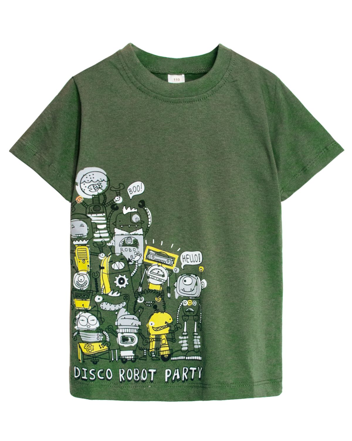 картинка Футболка для мальчика Let's go LG 52314 хаки от магазина детских товаров ALiSa