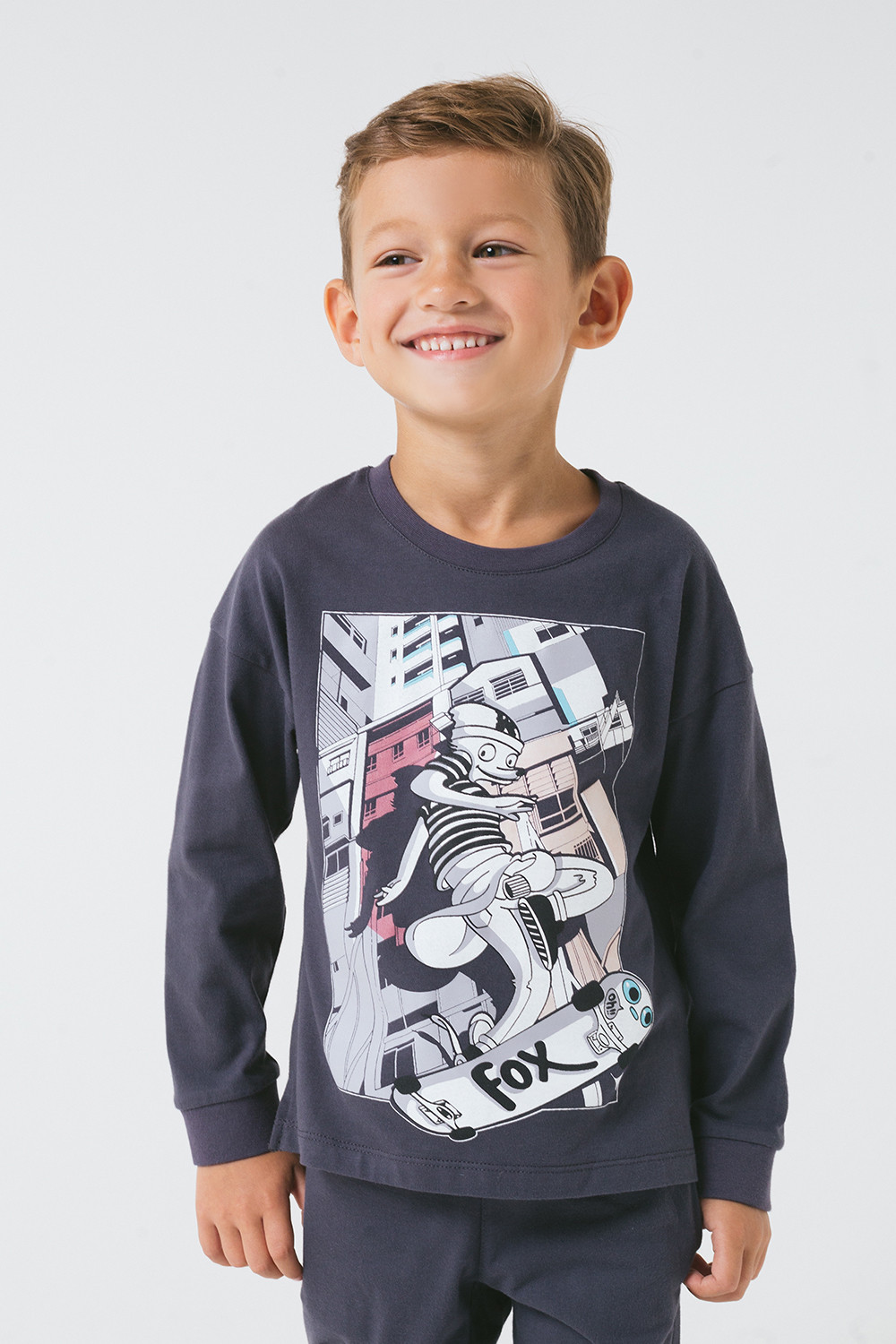 картинка Джемпер для мальчиков Crockid КР 300941 темно-серый к252 от магазина детских товаров ALiSa