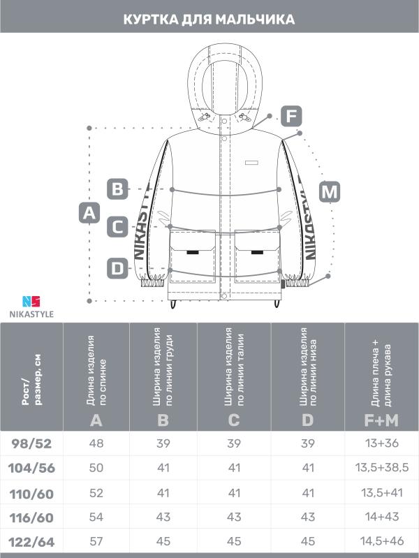 картинка Куртка утеплённая для мальчика NIKASTYLE 4м4325 Черный кэмел от магазина детских товаров ALiSa