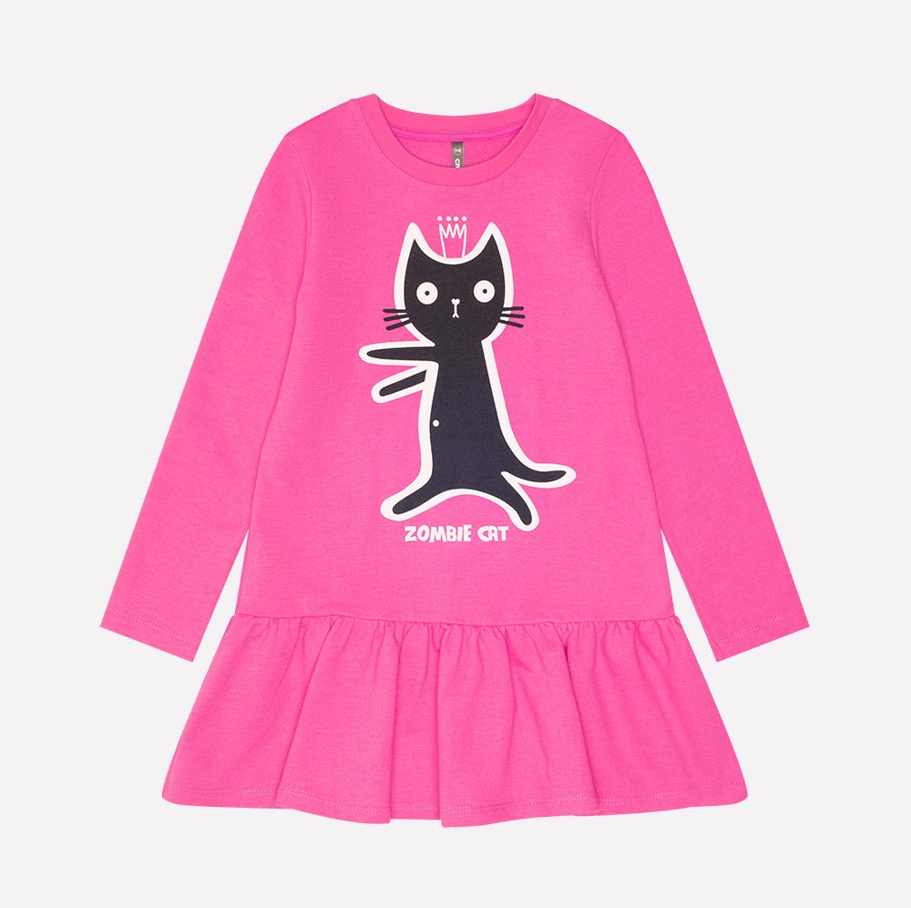 картинка Платье для девочки Crockid КР 5550 ярко-розовый к215 от магазина детских товаров ALiSa