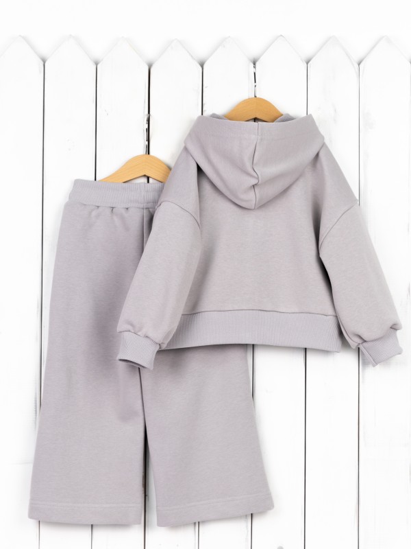 картинка Комплект для девочки Baby Boom КД536/2-Ф Светло-серый Б118 от магазина детских товаров ALiSa