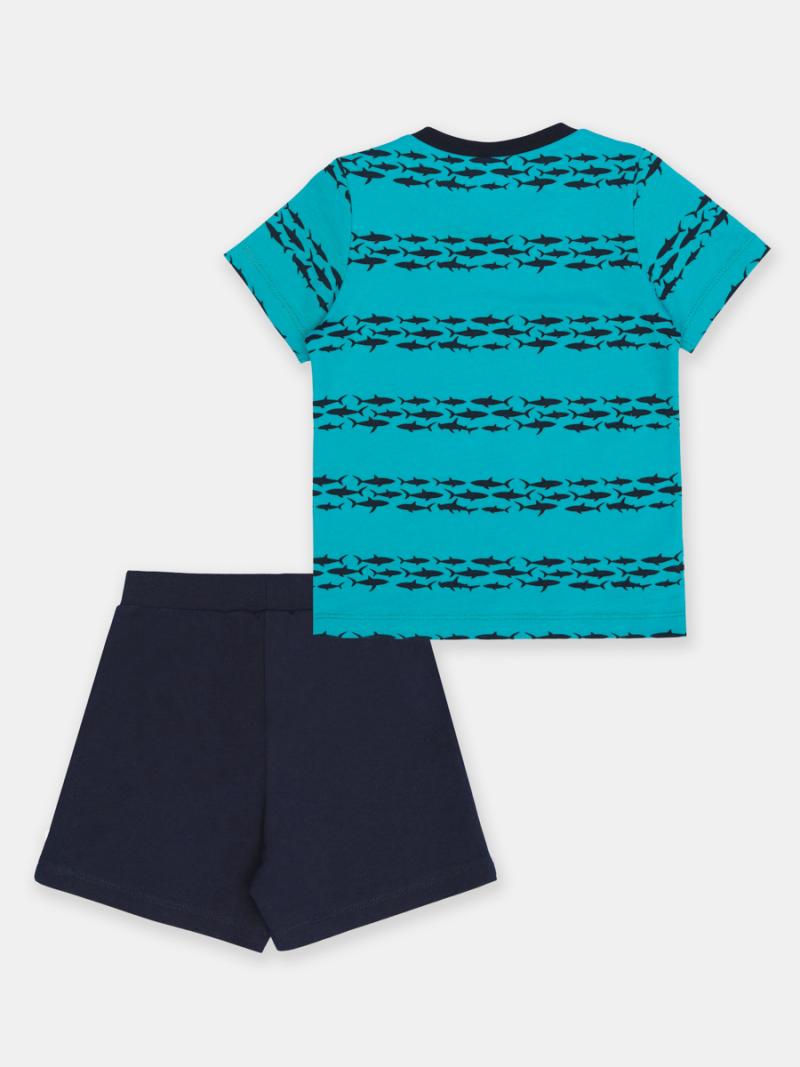 картинка Комплект для мальчика CSBB 90190-40-380 Бирюзовый от магазина детских товаров ALiSa