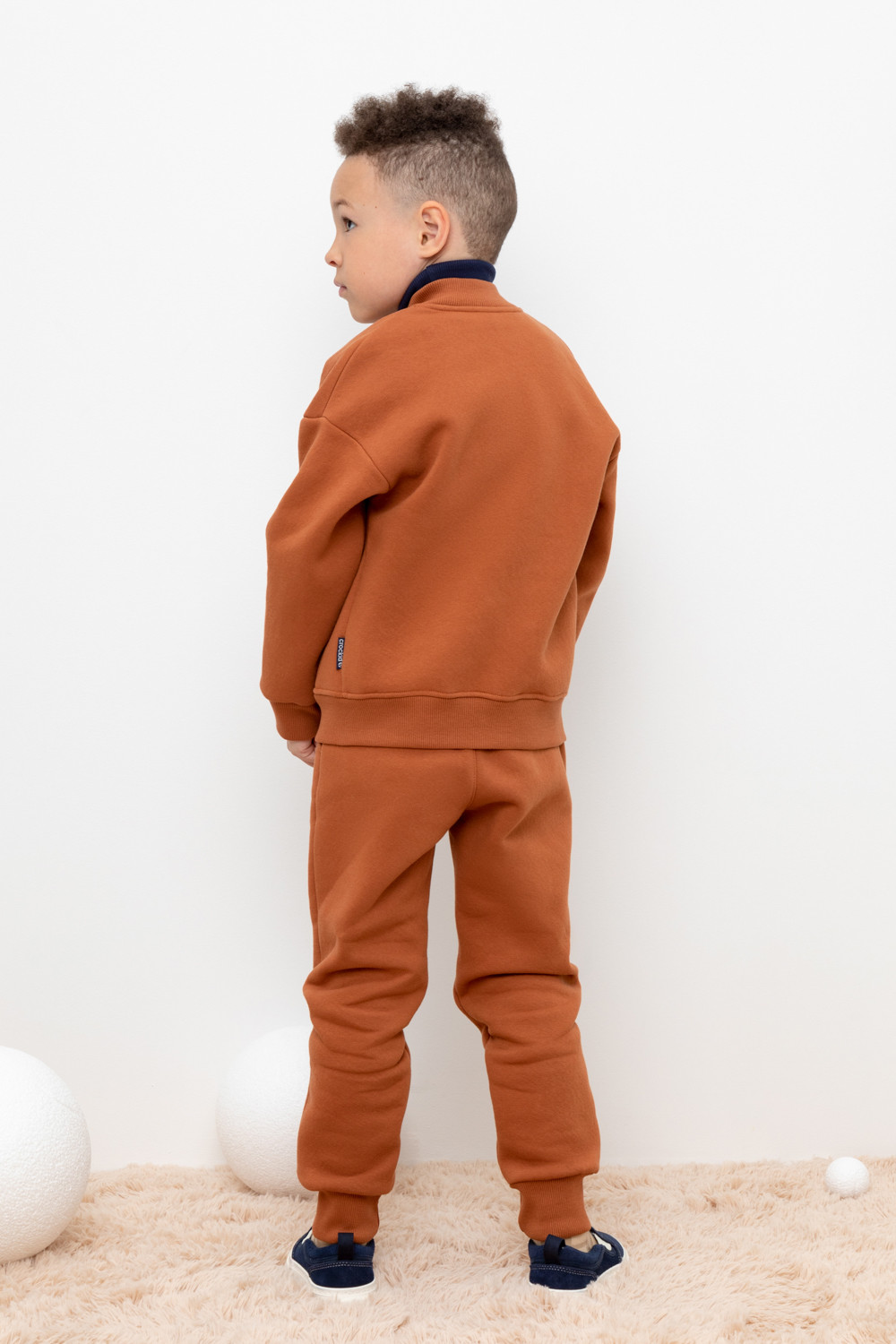 картинка Брюки для мальчика Crockid КР 400603 ореховый к416 от магазина детских товаров ALiSa