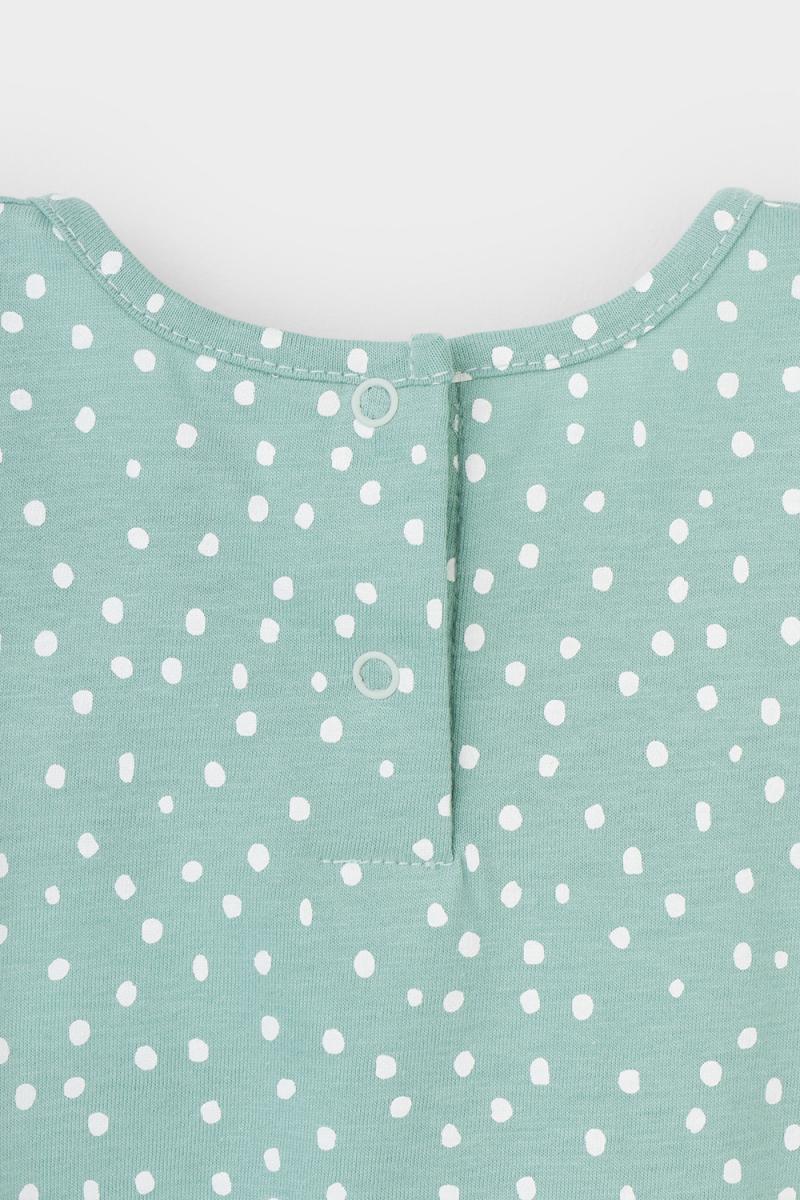 картинка Футболка для девочки Crockid КР 301627 мятный зеленый, крапинки к361 от магазина детских товаров ALiSa