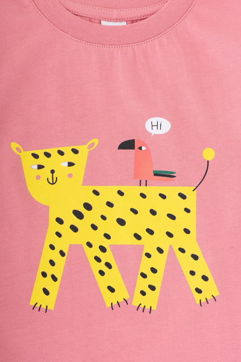 картинка Футболка для девочки Crockid К 301733 королевский розовый к1284 от магазина детских товаров ALiSa