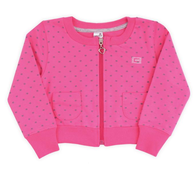 картинка Куртка для девочки Crockid КР 300089 клюква звезды к103  от магазина детских товаров ALiSa