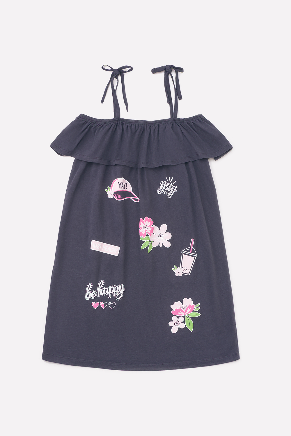 картинка Платье для девочки КБ 5602 темно-серый к21 от магазина детских товаров ALiSa