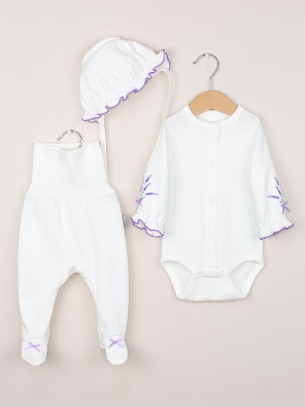картинка Комплект для девочки Baby Boom КН179/1-И Лаванда + Молоко я738 от магазина детских товаров ALiSa